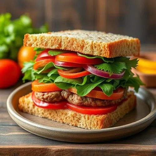 Vegetables Sheek Sandwich